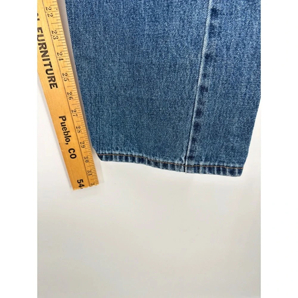 Levis 505 Mens 38x32 Jeans Loose Fit Light Distress Indigo Blue Grunge /Skate